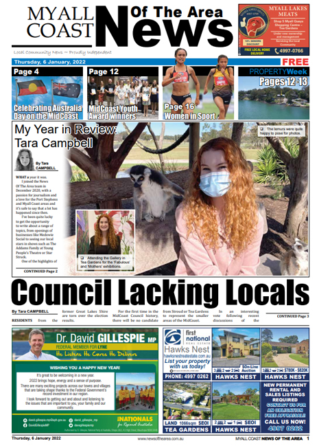 Myall Coast News Of The Area 6 January 2022