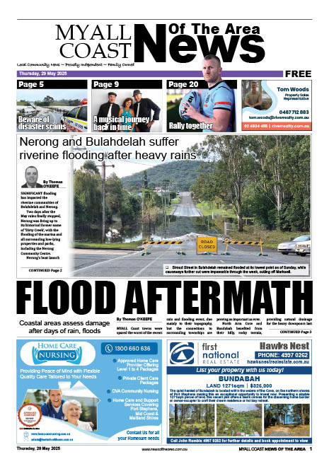 Myall Coast News Of The Area 29 MAY 2025