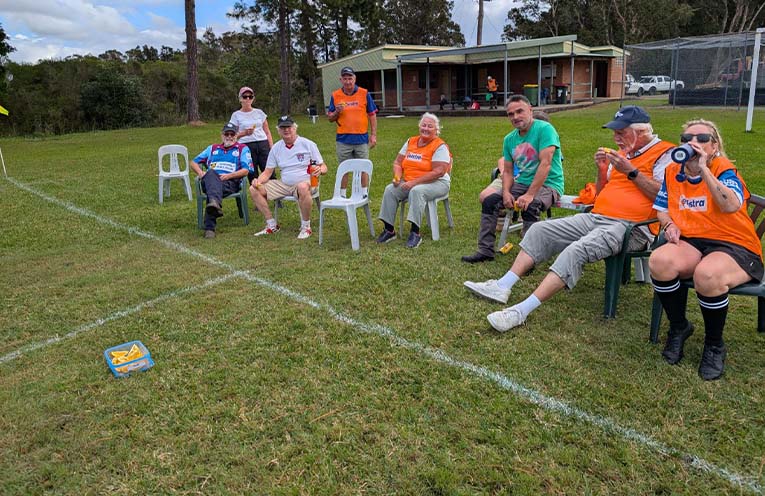 Walking football hitting its stride in Tea Gardens