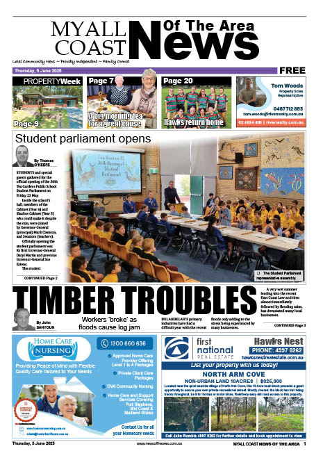 Myall Coast News Of The Area 05 JUNE 2025