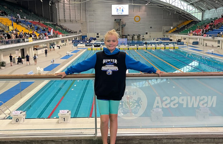 Myall Coast swim star returns to State Championships