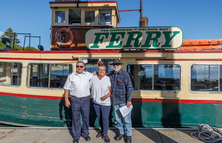 Original Tea Gardens Ferry hosts first ‘Stinker’ history tour