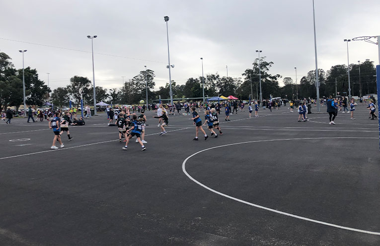 Student netballers enjoy introduction to Netball NSW Schools Cup