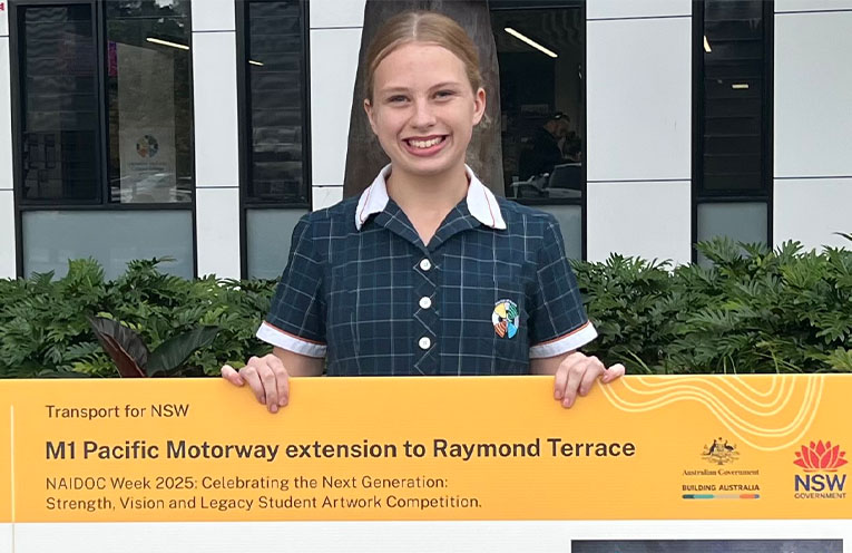 Local Tilly Moore wins design competition for M1 upgrade