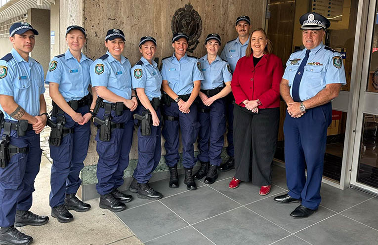 New recruits join the Port Stephens Hunter Police District