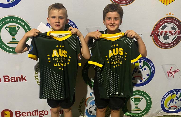 FUTSAL young guns Saxon Curtis and Teixeira Peters to represent Australia on invitational Philippines tour