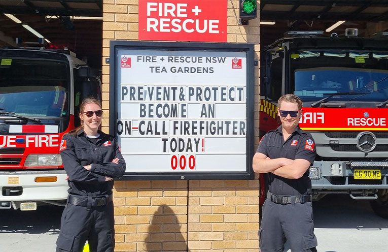 Megan Joins Fire and Rescue