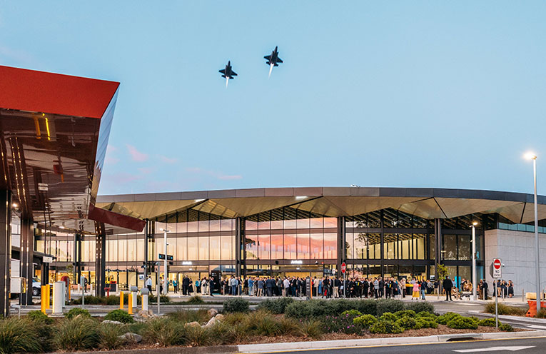 Expanded terminal officially opens at Newcastle Airport