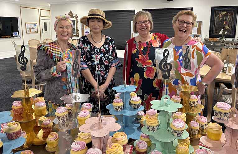 Palm Lake Resort Tea Gardens residents held a successful Tea Dance.