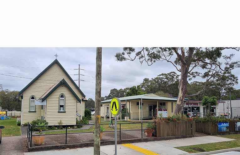 St Columba’s has already benefited from the beautiful Karuah parklets along Tarean Road. Photo: Thomas O’Keef.)