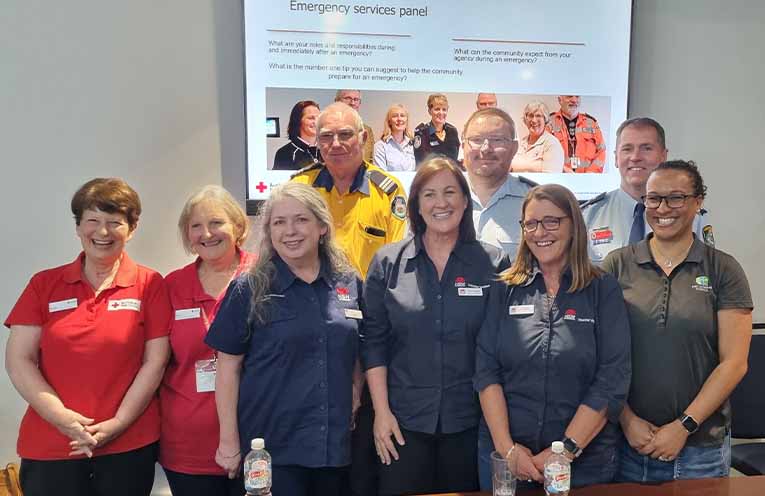 Representatives from volunteer and professional government response agencies formed a comprehensive panel of expertise. Photo: Thomas O’Keefe.