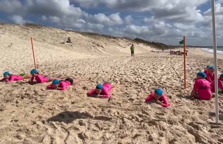 Nippers return to the sand from Catherine Hill Bay to Hawks Nest