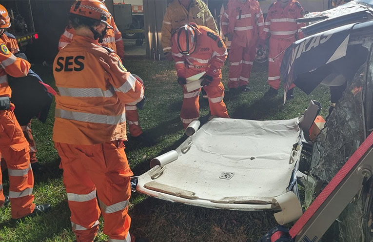 SES and RFS joint training keeps volunteers’ skills sharp