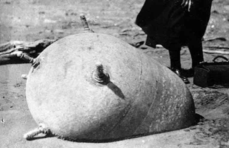 Stinker’s History: German mine washed ashore at Anna Bay