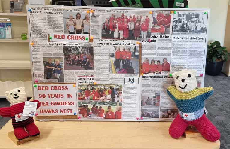 Local groups display history at newly renovated Tea Gardens Library