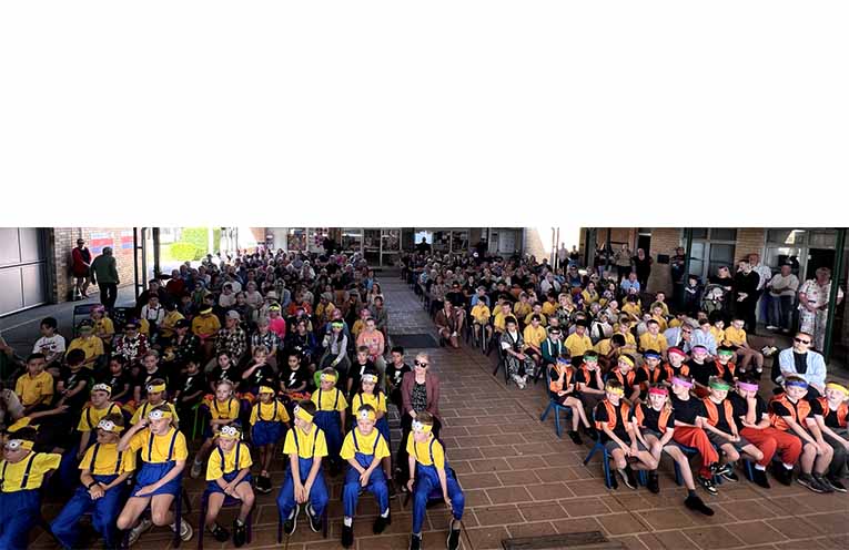 The bumper Grandparents Day crowd.