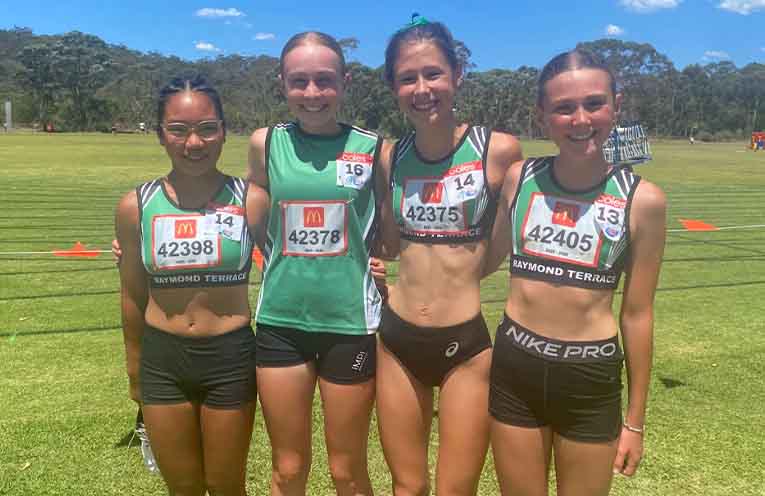 Raymond Terrace athletes show depth of talent in track and field