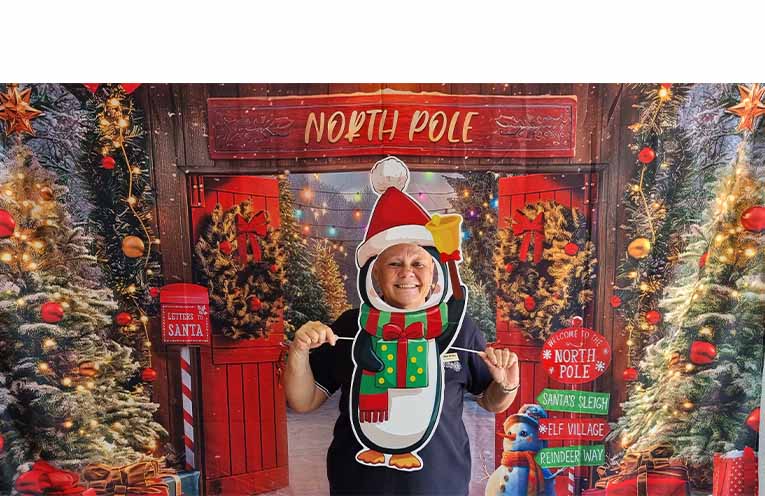 Amanda came all the way from the North Pole. Photo: Thomas O’Keefe.