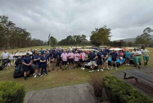 Bulahdelah swings big for return of police charity golf day