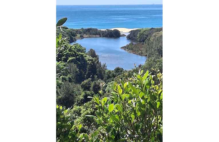 View from Leichhardt’s Lookout at Glenrock. Photo: Judy.