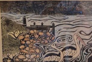 Reverend Richard Goscombe gives farewell service at St Andrews Tea Gardens