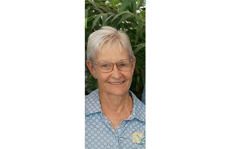 Sue Hair was last Thursday's Lady Vets winner.