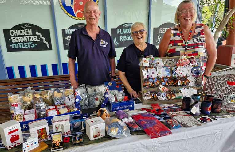 Anzac Day commemorative activities in Karuah and Tea Gardens