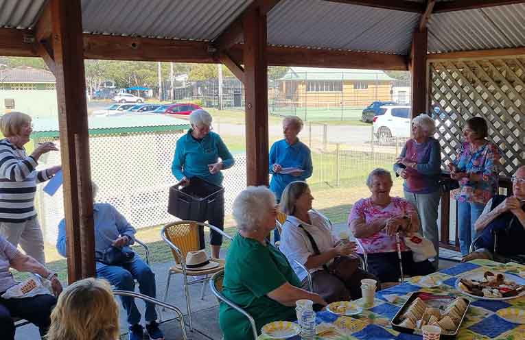 Myall Park Croquet Club’s Biggest Morning Tea raises money for medical research