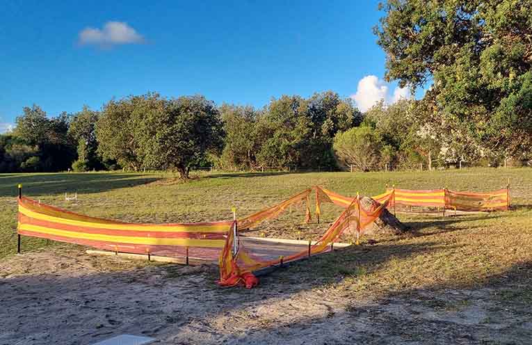Tea Gardens Lions close to dog park completion