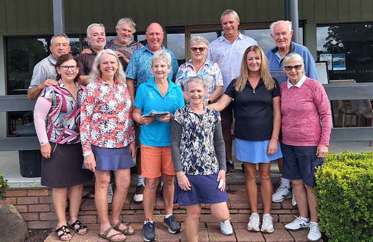 Mixed Foursomes players.