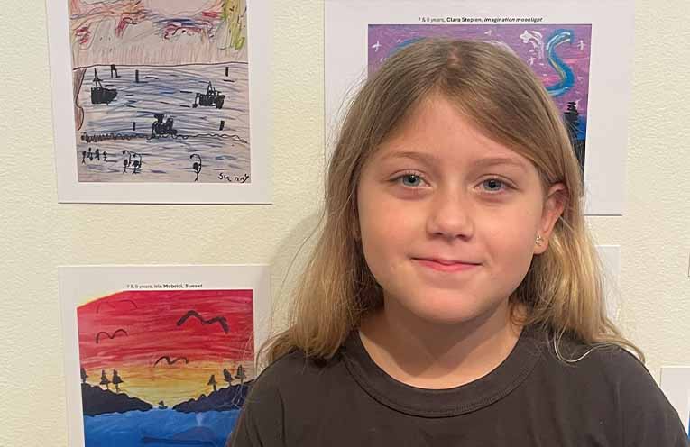 Young artist captures local landscape and wins major award