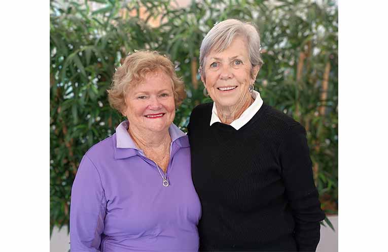 Robyn Keegan and Sue Brownrigg won the Ladies 2BBB on Tuesday.