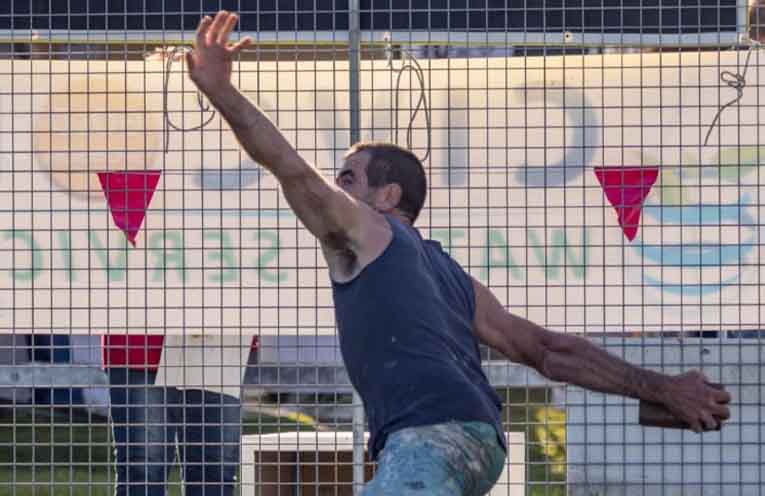 Peter Gambrill and Mia Finch claim top honours at Stroud Brick and Rolling Pin Throwing Competition