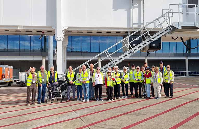 Hawks Nest Probus members witness Newcastle Airport’s great expansion