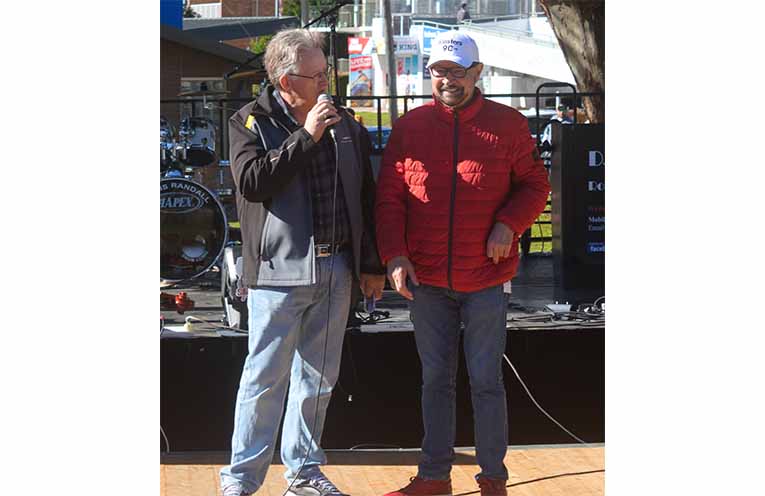 Special guest, motorsports legend John Bowe. Photo: Nico Lombardo.