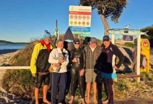 Mullets and Mackerels’ winter solstice swim