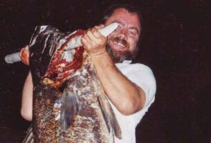 STINKER: Bedlam on board with a monster Mulloway
