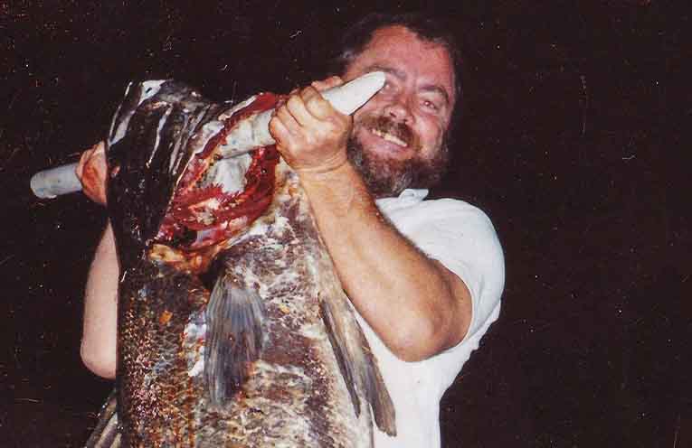 STINKER: Bedlam on board with a monster Mulloway