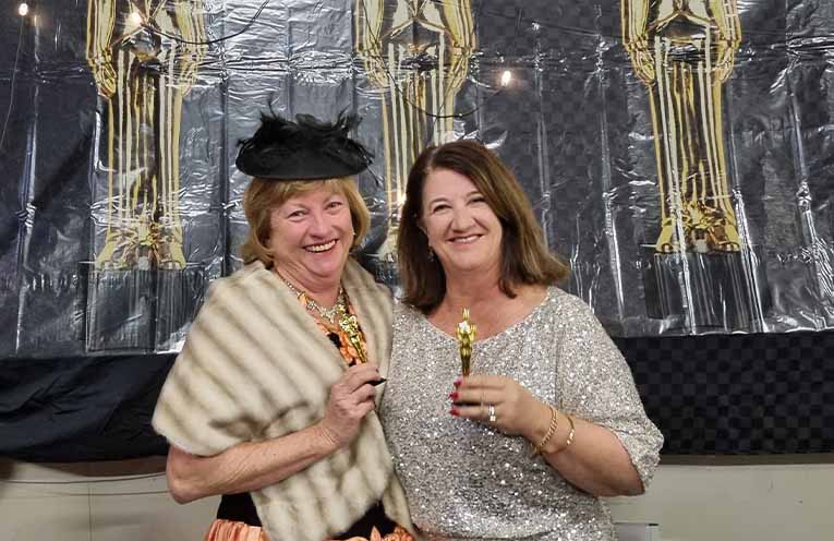The Kathys dynamic duo expertly ran the trivia night. Photo: Thomas O’Keefe.