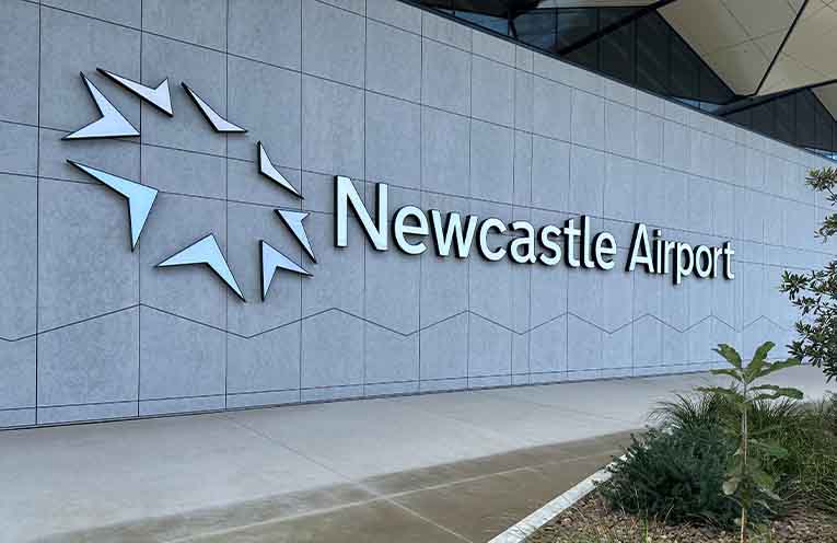 Newcastle Airport named best airport in the nation. Photo Althea Guinsberg.
