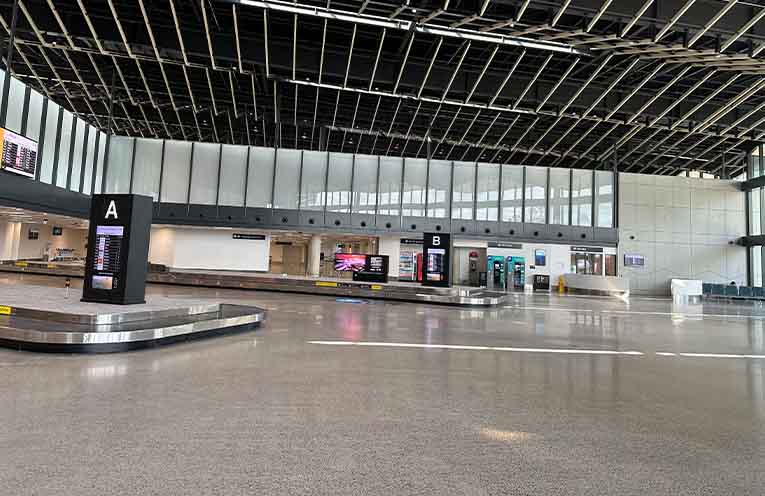 The newly designed terminal .Photo Althea Guinsberg.