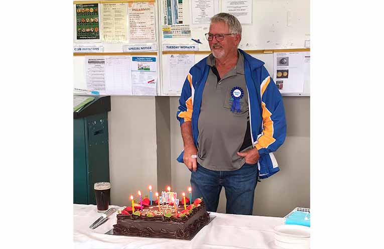 Gareth celebrating his 70th Birthday.