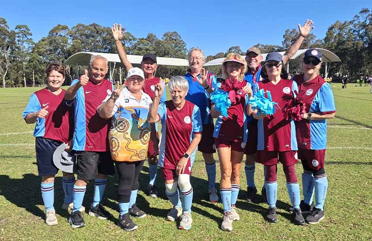 Tea Gardens Soccer Club game day for Round 13