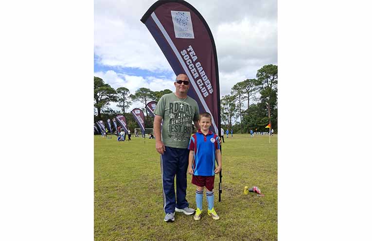 Round 14 co-sponsors, Mema’s Bakery’s John and Mema, and grandson Noah.