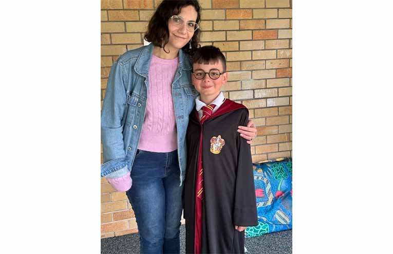 Proud mum Kimberley Harrison with her son Braith. Photo: Althea Guinsberg.