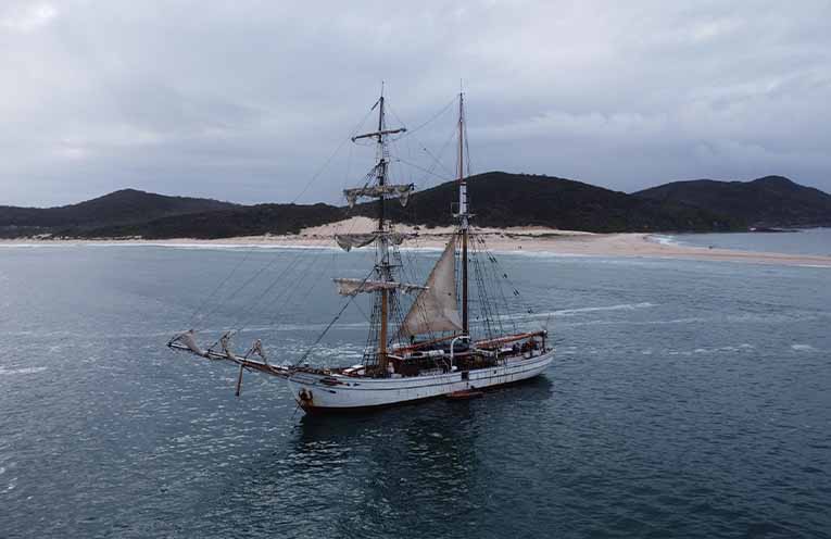 LETTER: Tall ship in Fingal Bay