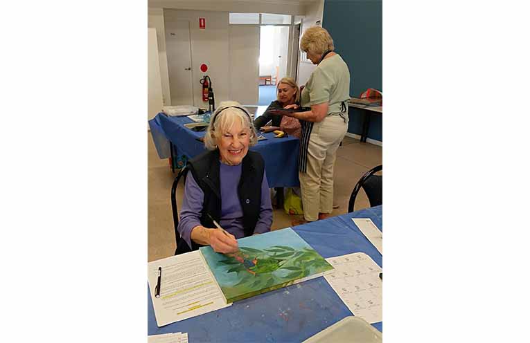 Marilyn Taylor at work.