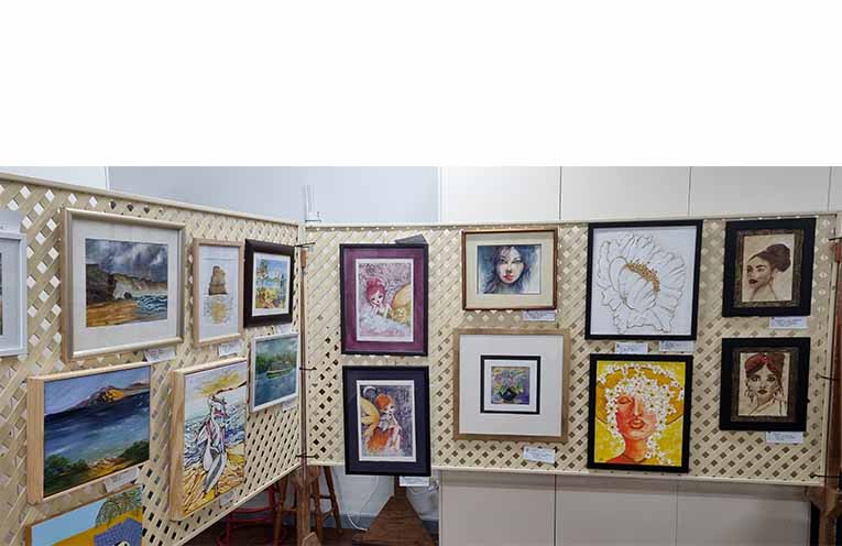 Plenty of styles and media were used and experimented with by local artists. Photo: Thomas O’Keefe.