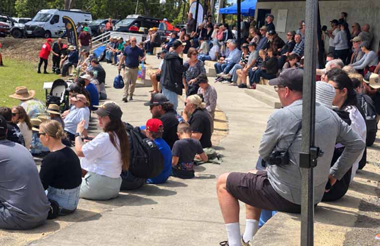 Locals turned out in force to support the oyster festival. Photo: Althea Guinsberg.