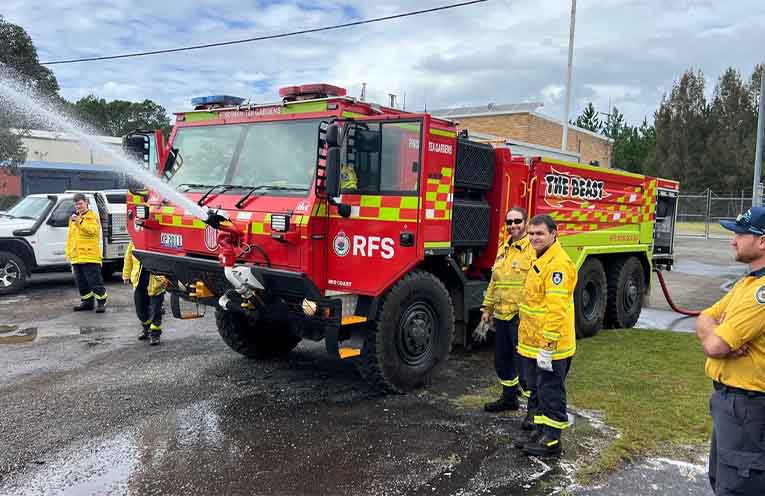 Then and now –  a short history of the Pindimar Tea Gardens Rural Fire Service